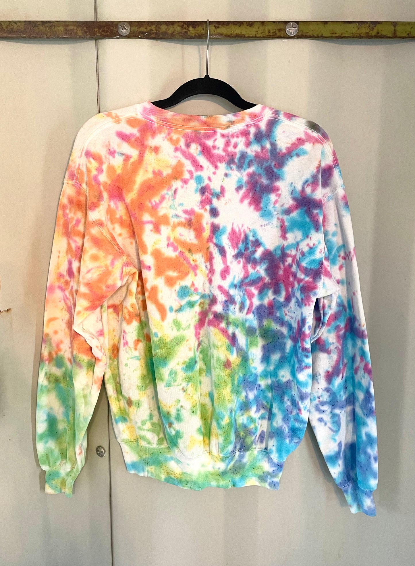 Hand-dyed sweater RAINBOW SEASON