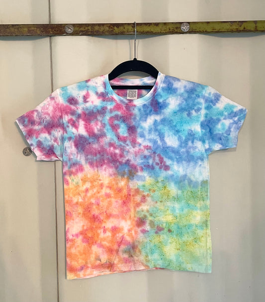 Hand-dyed t-shirt RAINBOW SEASON