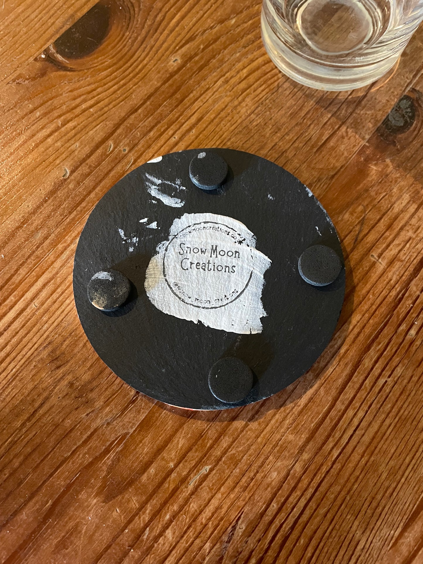 coaster: reserved for...(drink of choice)
