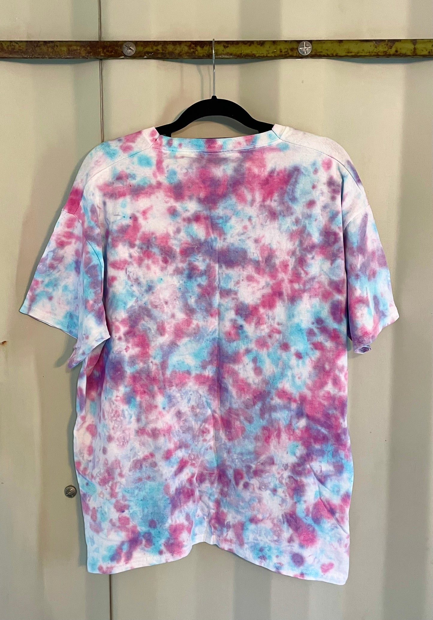 Hand-dyed t-shirt MAKING PURPLE