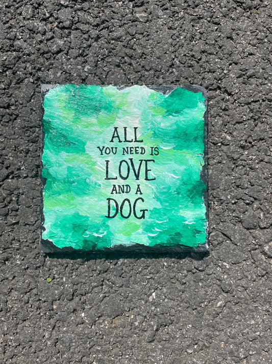 coaster: all you need is love and a dog