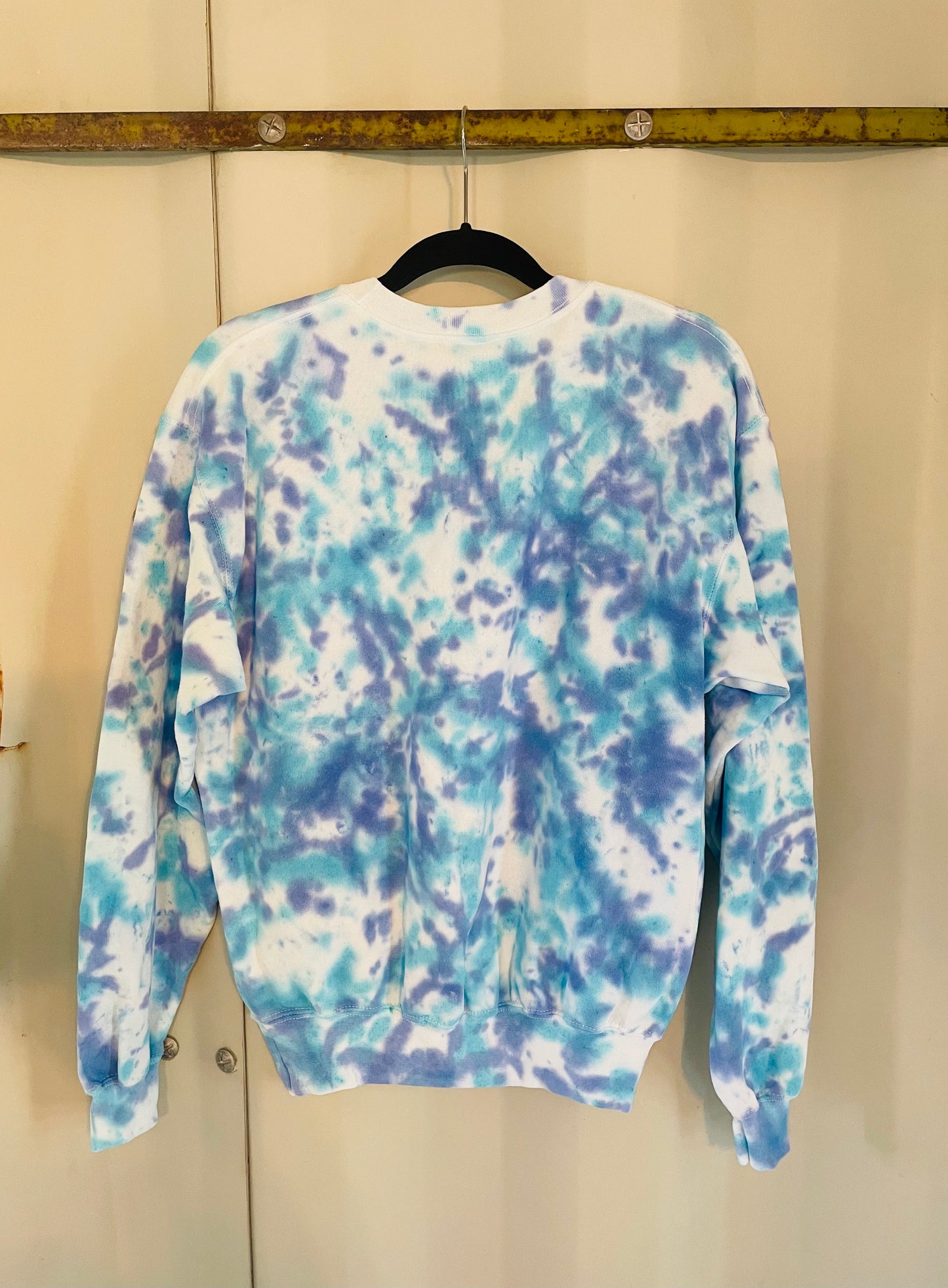 Hand-dyed sweater OCEAN POTION