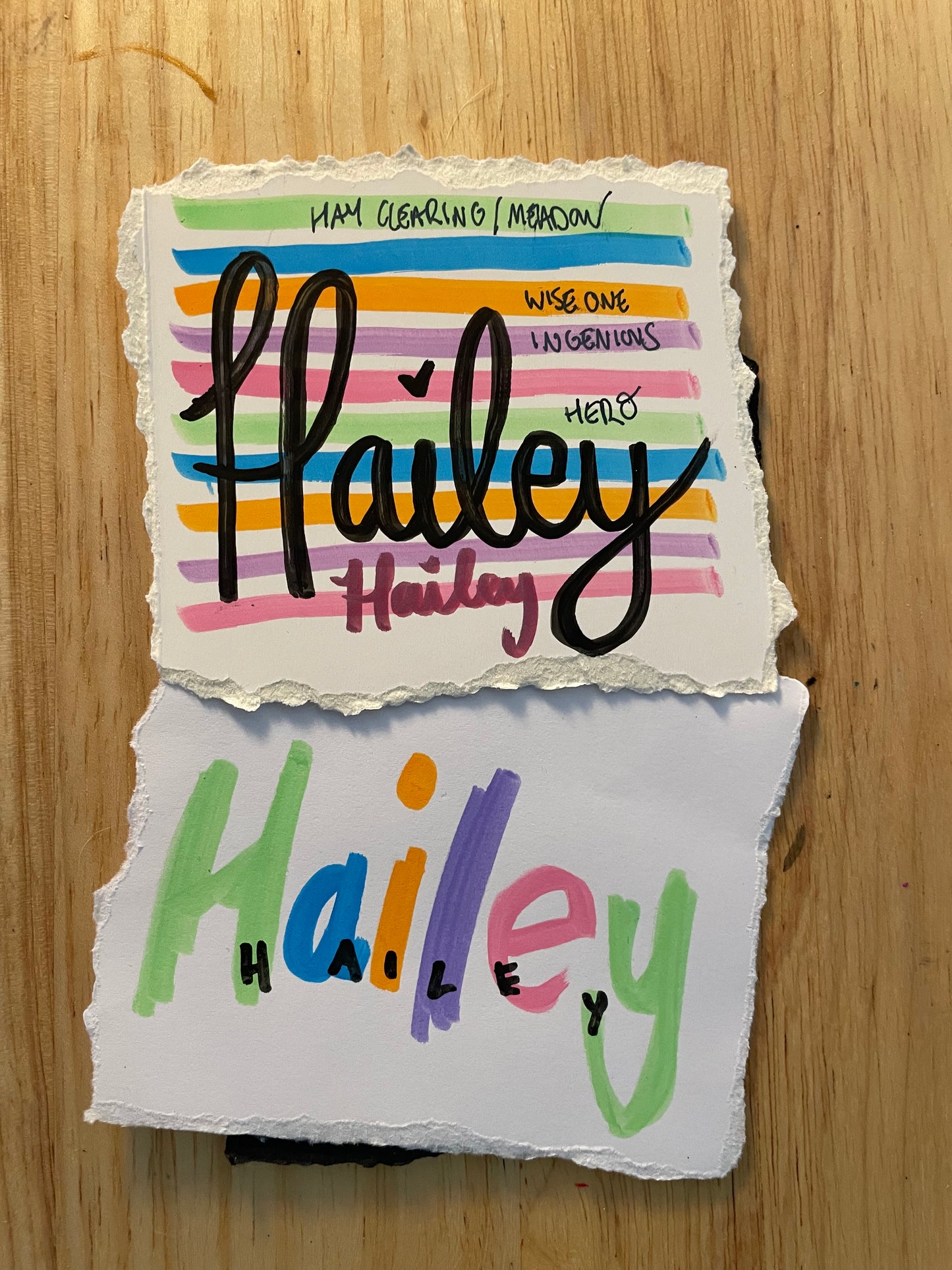 Your name: Hailey