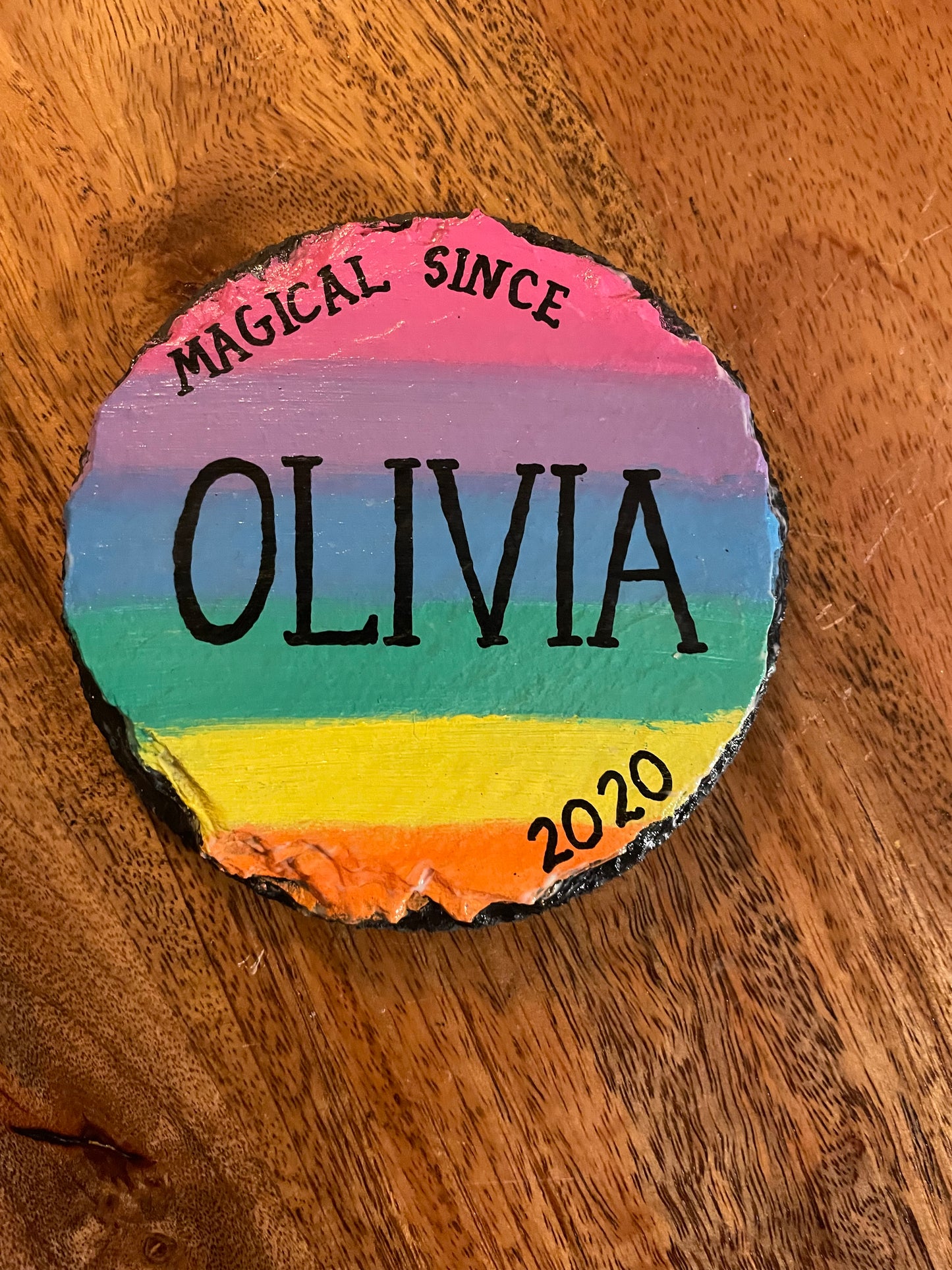 coaster: magical since (+ custom name and year)
