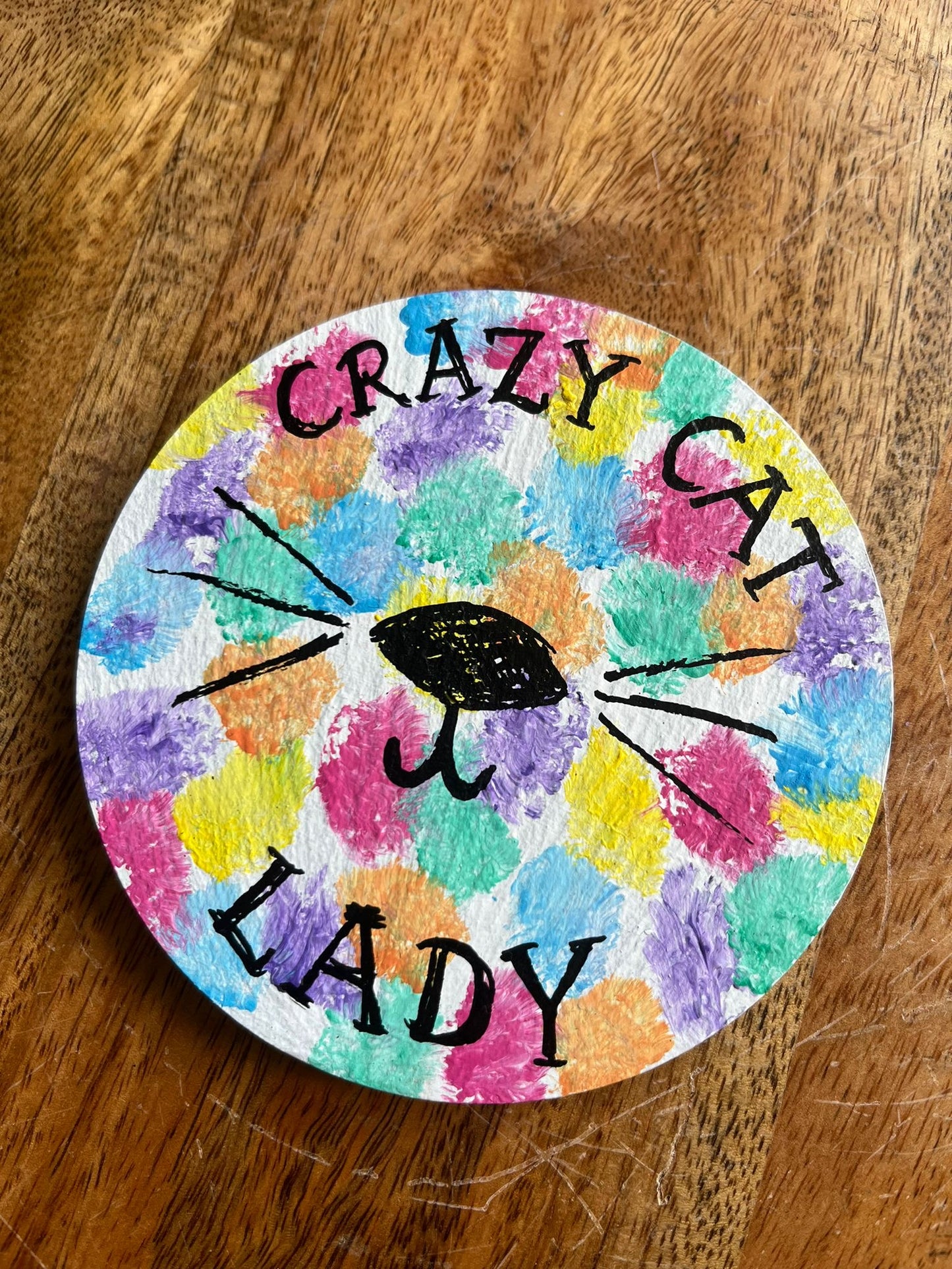 coaster: crazy cat lady