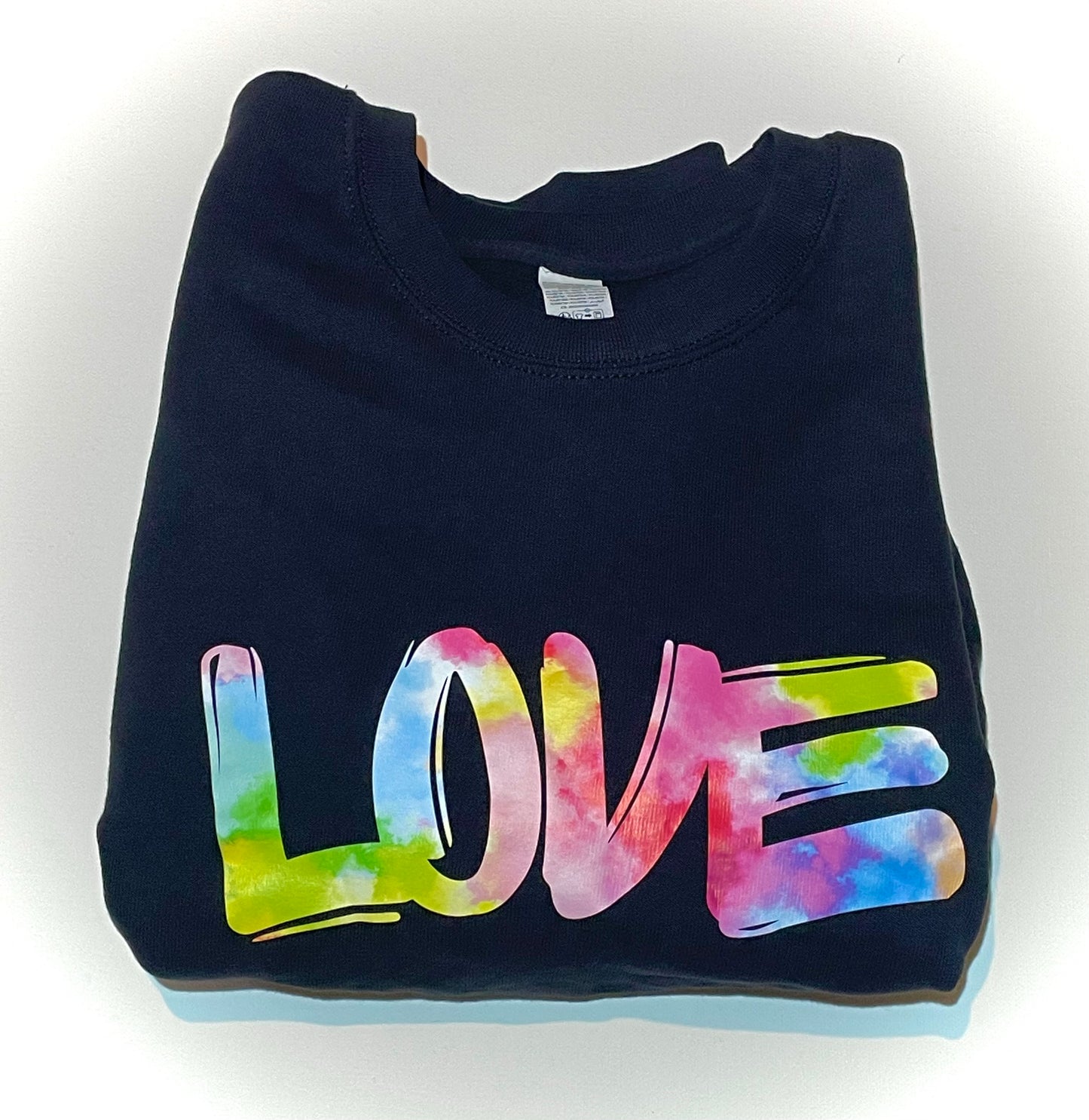 LOVE vinyl print top