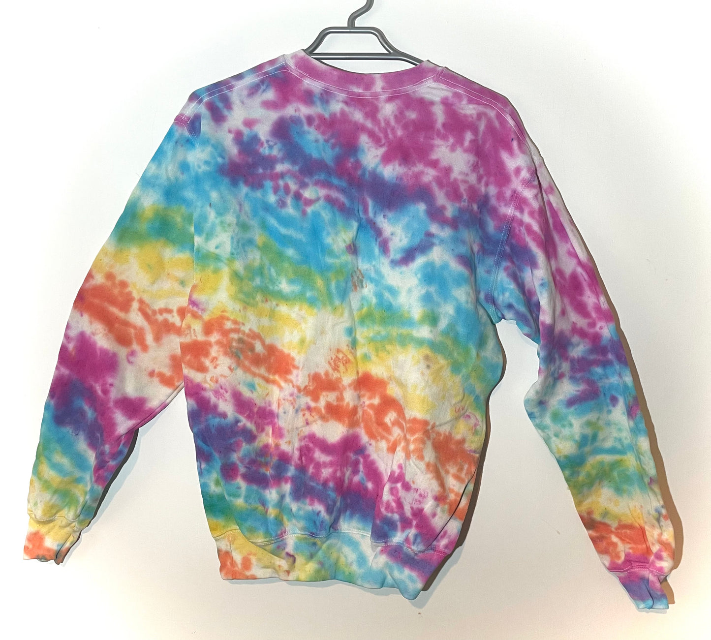 Hand-dyed sweater RAINBOW SKIES