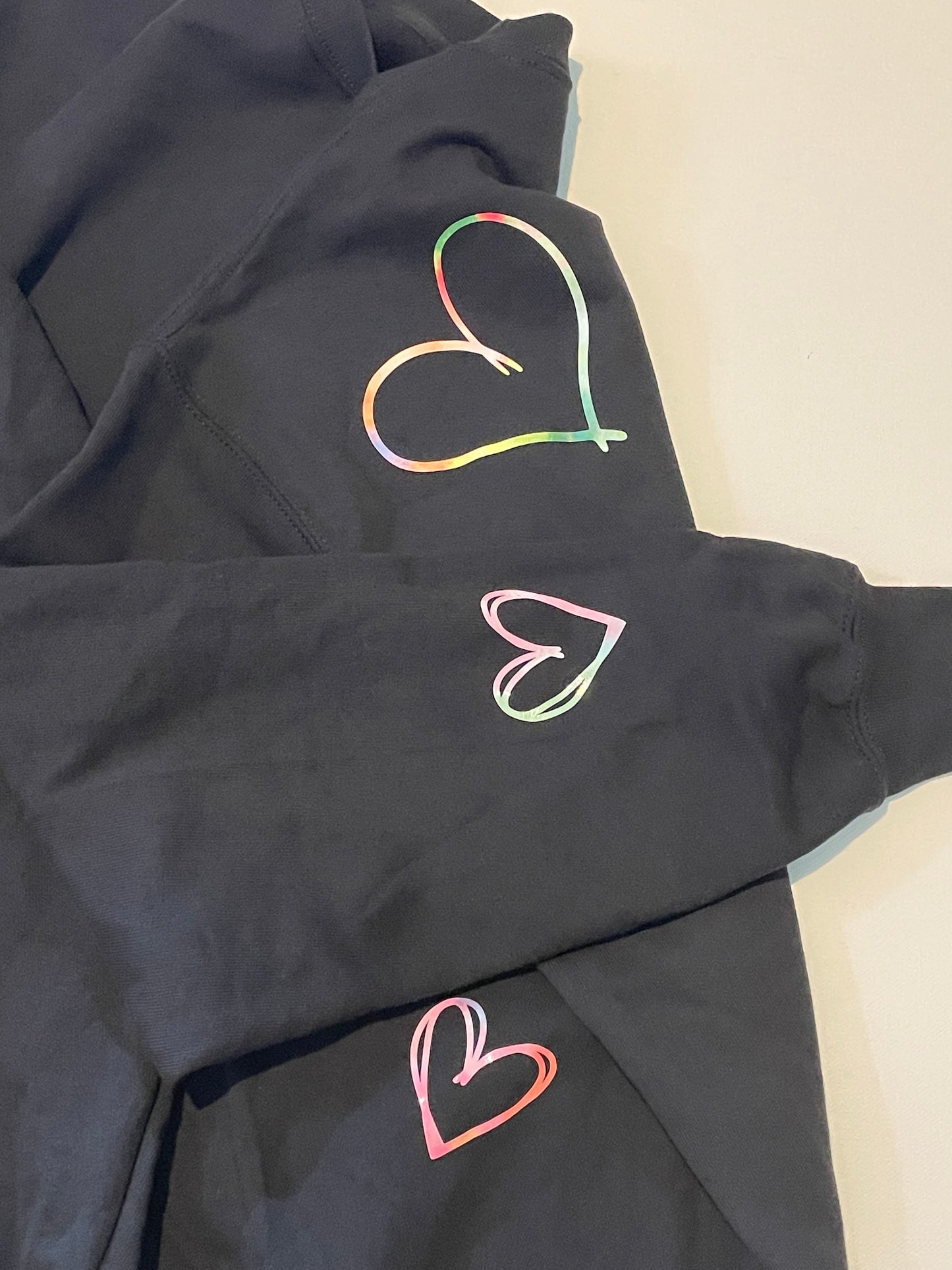 HEARTS 💜💗💙🧡💛💚 vinyl print