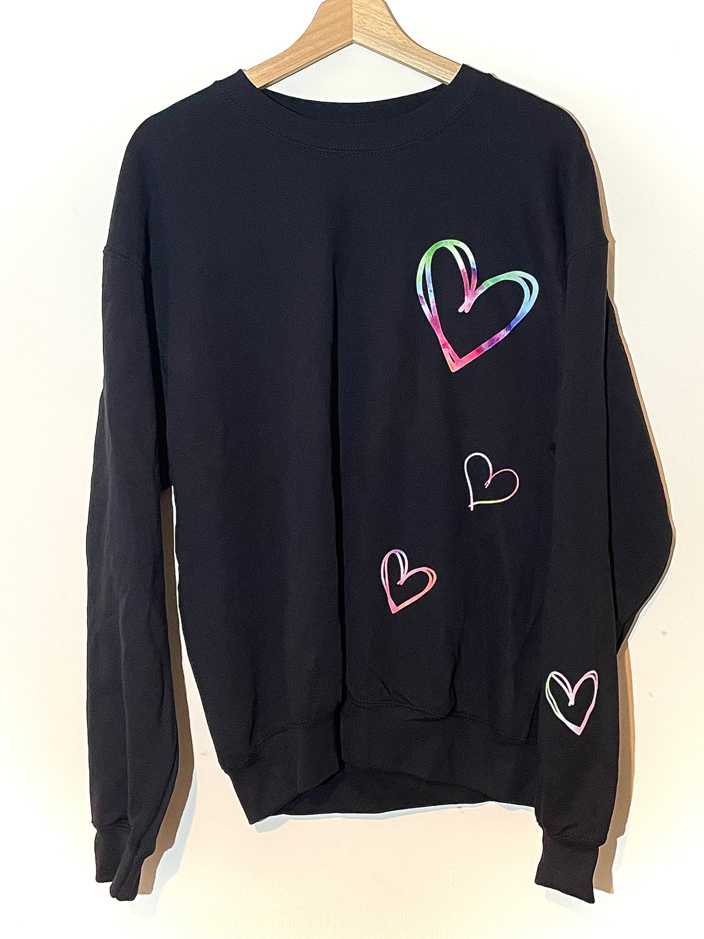 HEARTS 💜💗💙🧡💛💚 vinyl print