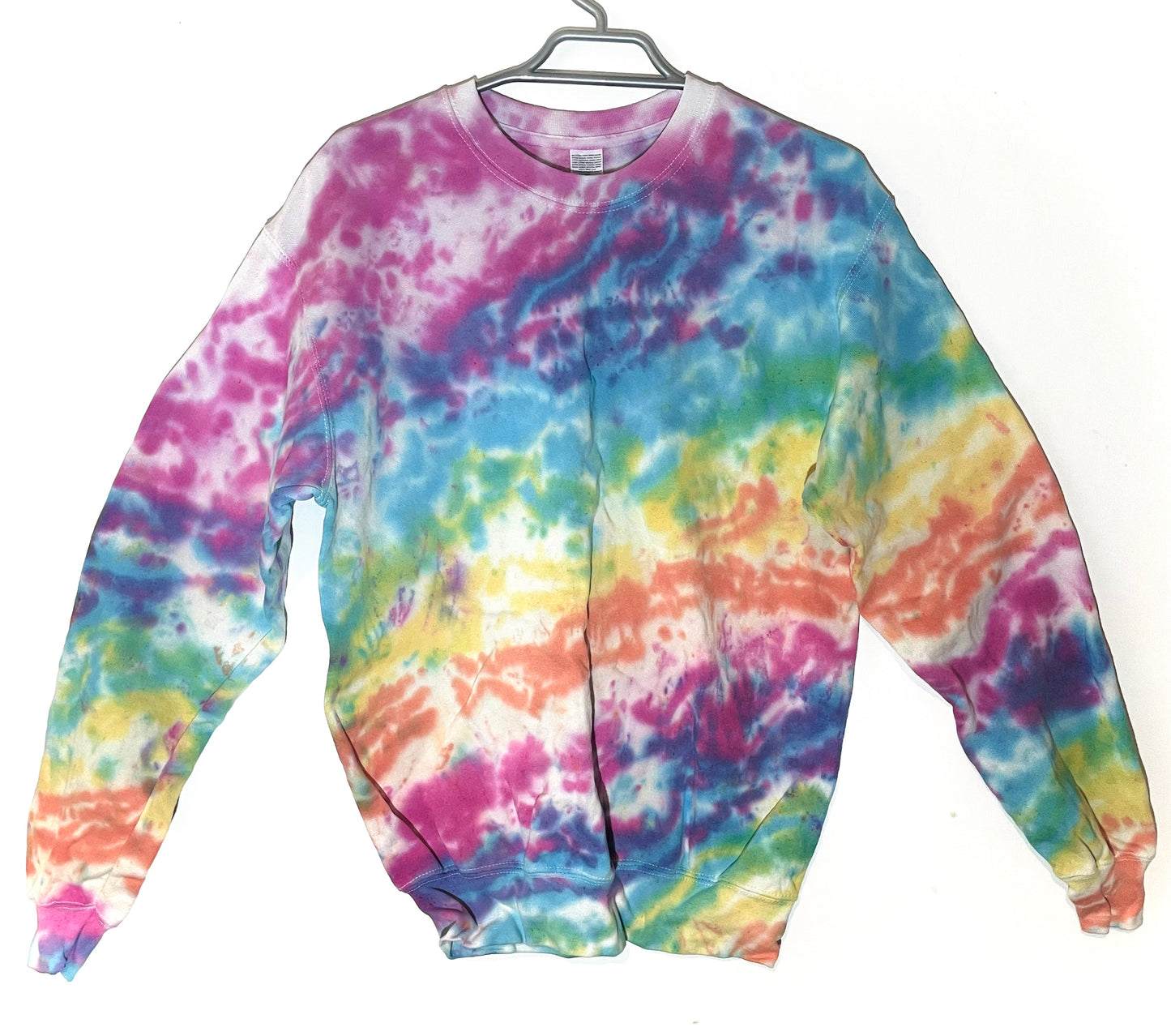 Hand-dyed sweater RAINBOW SKIES