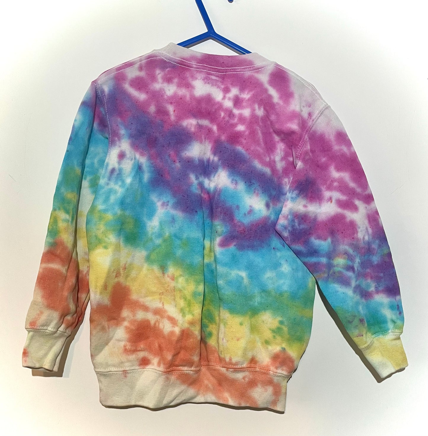 Hand-dyed sweater RAINBOW SKIES