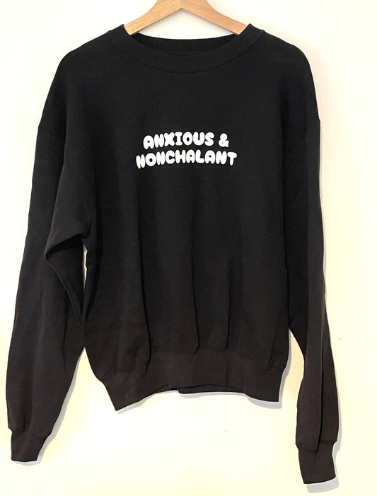 ANXIOUS & NONCHALANT vinyl print